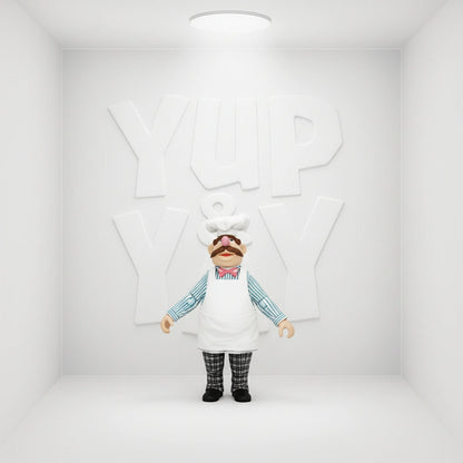 Diamond Select Toys The Muppets - "Messy" Swedish Chef Action Figure Set (2019 SDCC Exclusive)