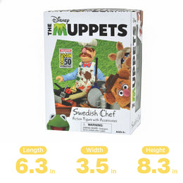 Diamond Select Toys The Muppets - "Messy" Swedish Chef Action Figure Set (2019 SDCC Exclusive)