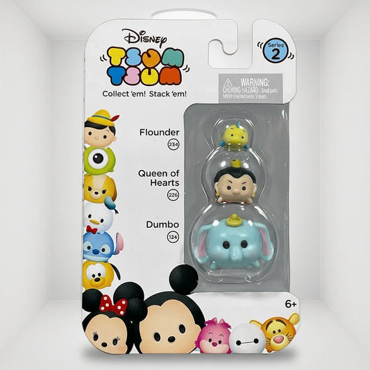 Disney Tsum Tsum Flounder Queen of Hearts Dumbo