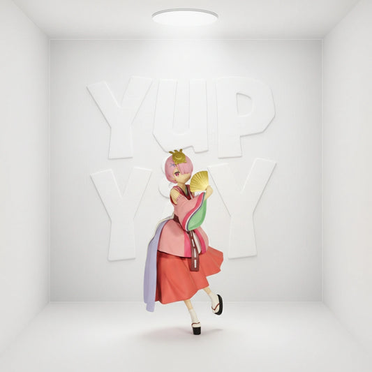 FuRyu Re:Zero Starting Life in Another World - Fairy Tale Ram Princess Kaguya Pearl Color SSS Figure