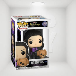 Funko Pop! Marvel: Hawkeye - Kate Bishop with Lucky the Pizza Dog