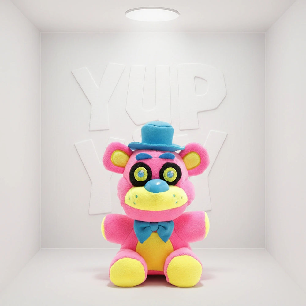 Funko Five Nights at Freddy's Blacklight Freddy 6-Inch Plush (Pink neon)