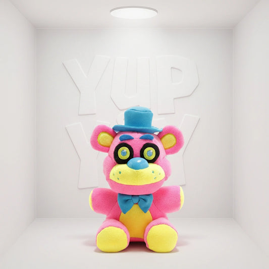 Funko Five Nights at Freddy's Blacklight Freddy 6-Inch Plush (Pink neon)