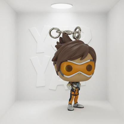 Funko Pop Keychain! Overwatch - Tracer