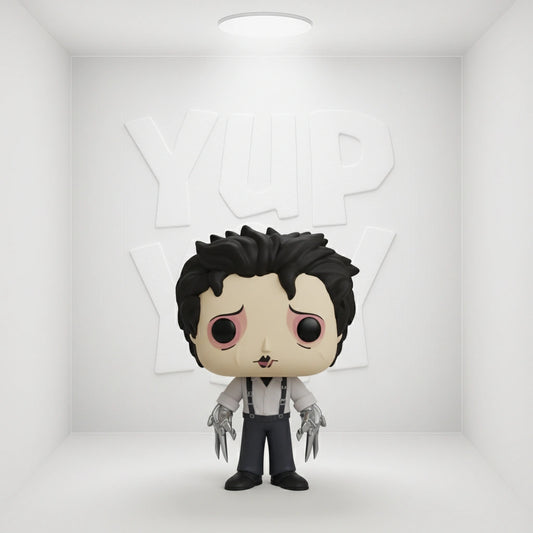 Funko Pop Movies Edward Scissorhands with Dinosaur Shrub #985