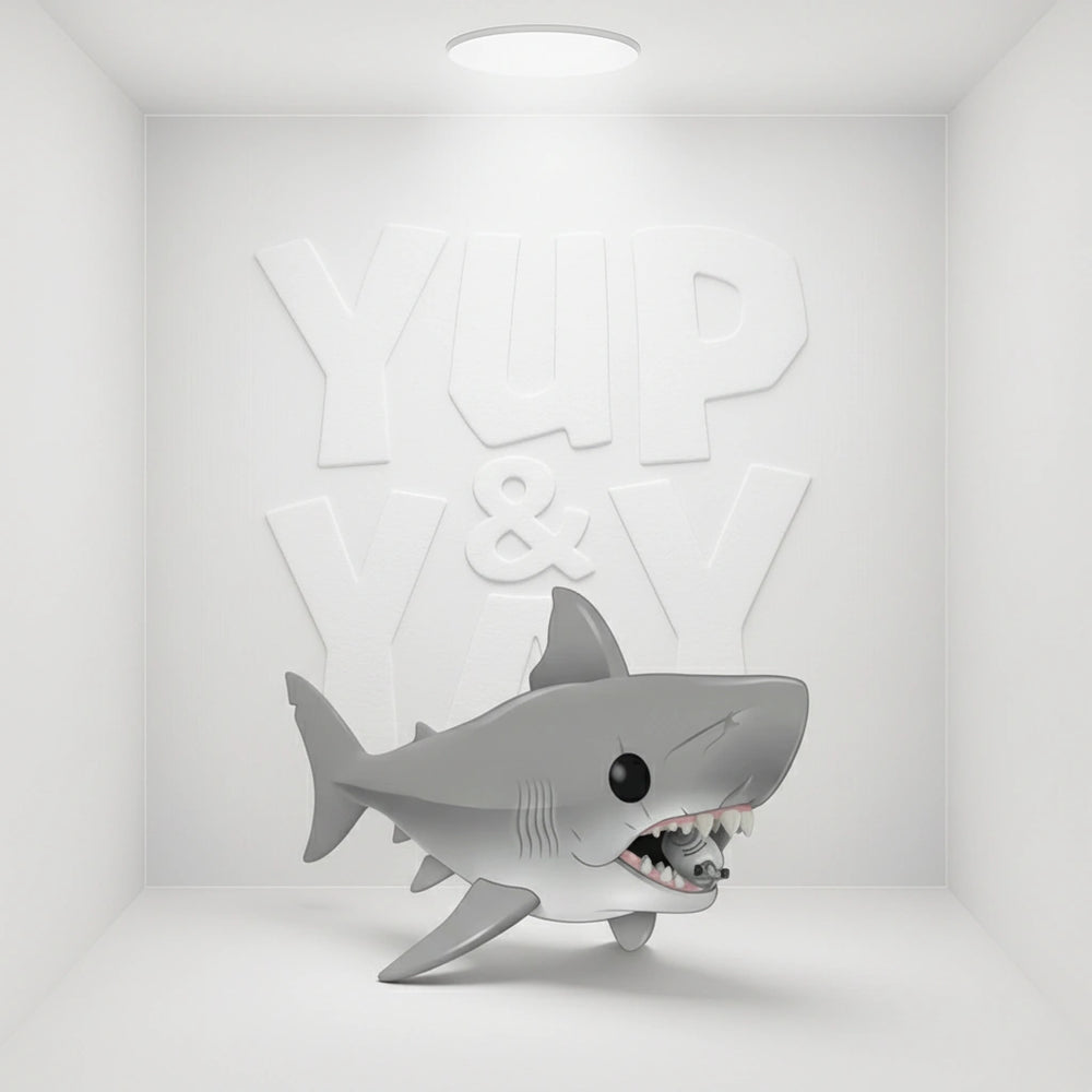 JAWS - Great White Shark (with diving tank)