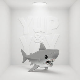 JAWS - Great White Shark (with diving tank)
