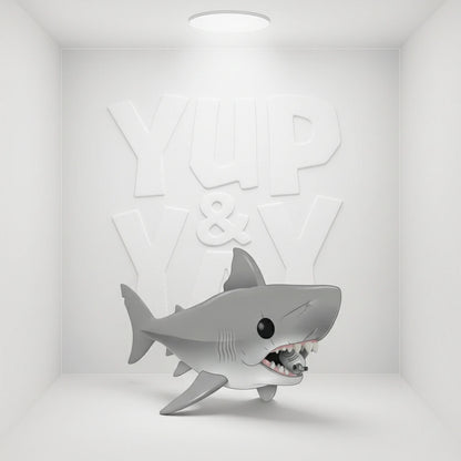 JAWS - Great White Shark (with diving tank)