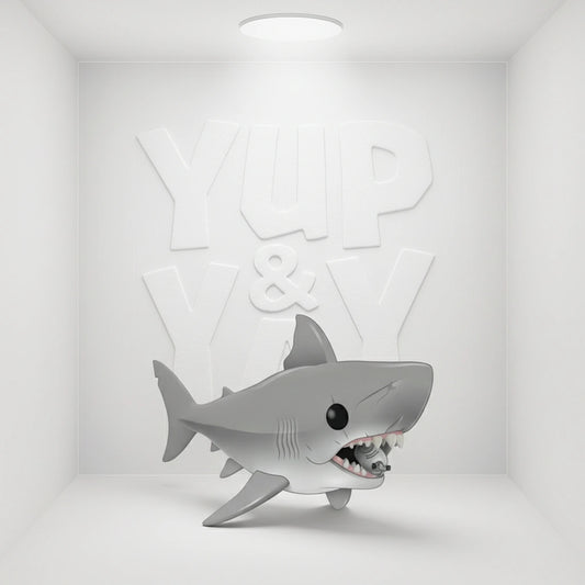 JAWS - Great White Shark (with diving tank)