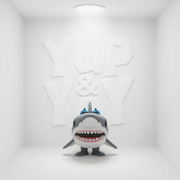JAWS - Great White Shark (with diving tank)