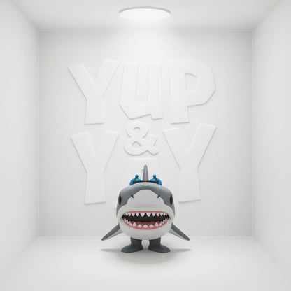 JAWS - Great White Shark (with diving tank)