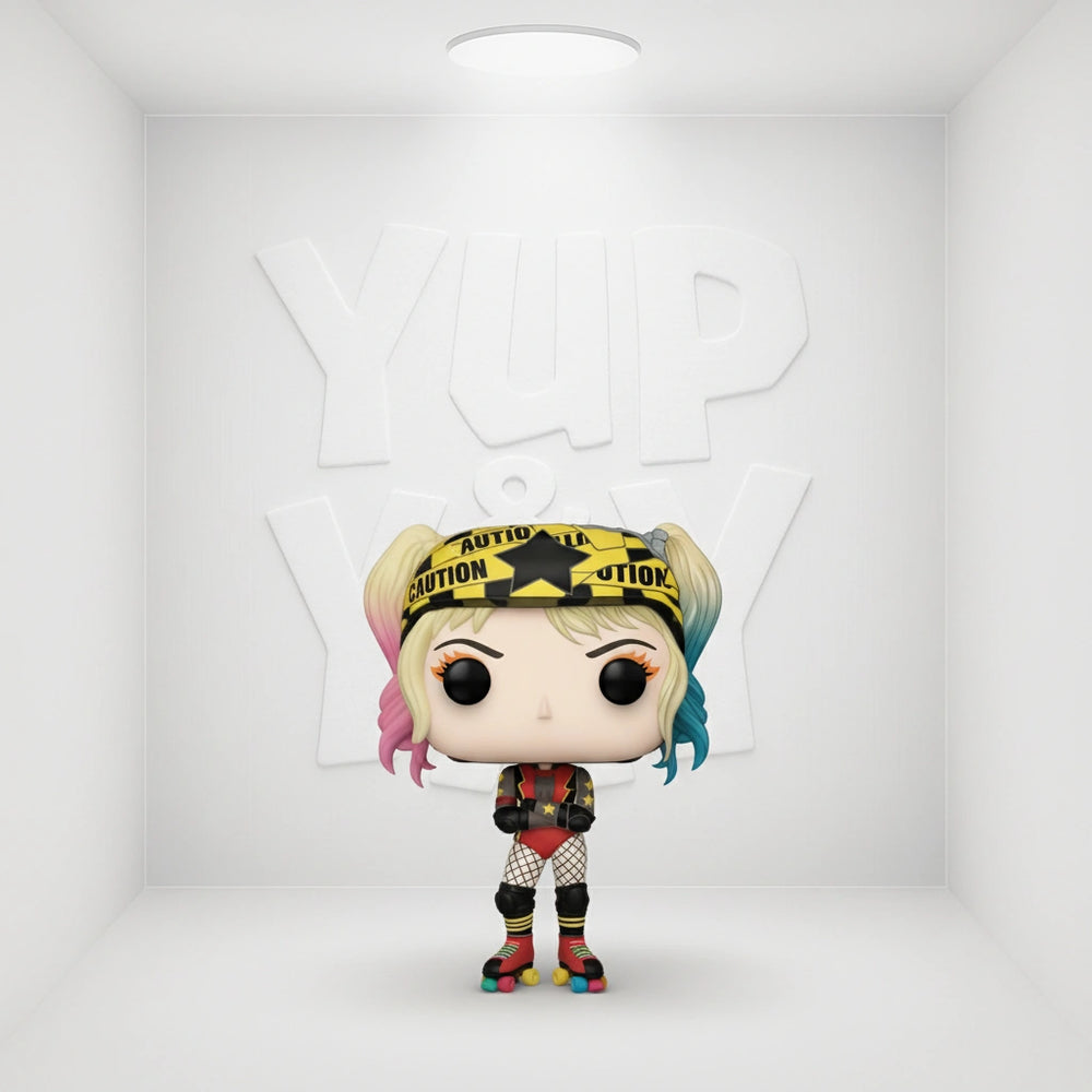 Funko POP! Heroes: Birds of Prey- Harley Quinn (Roller Derby) #307