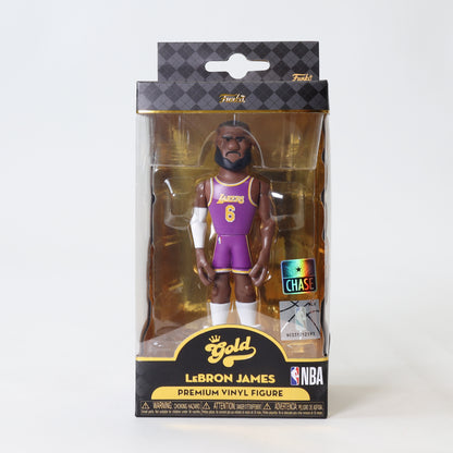 Funko Gold: NBA L.A.  Lakers - Lebron James (Chase Edition with Purple Uniform)