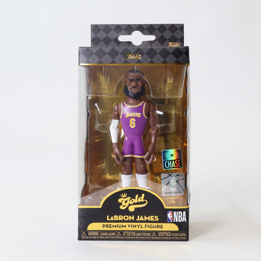 Funko Gold: NBA L.A.  Lakers - Lebron James (Chase Edition with Purple Uniform)