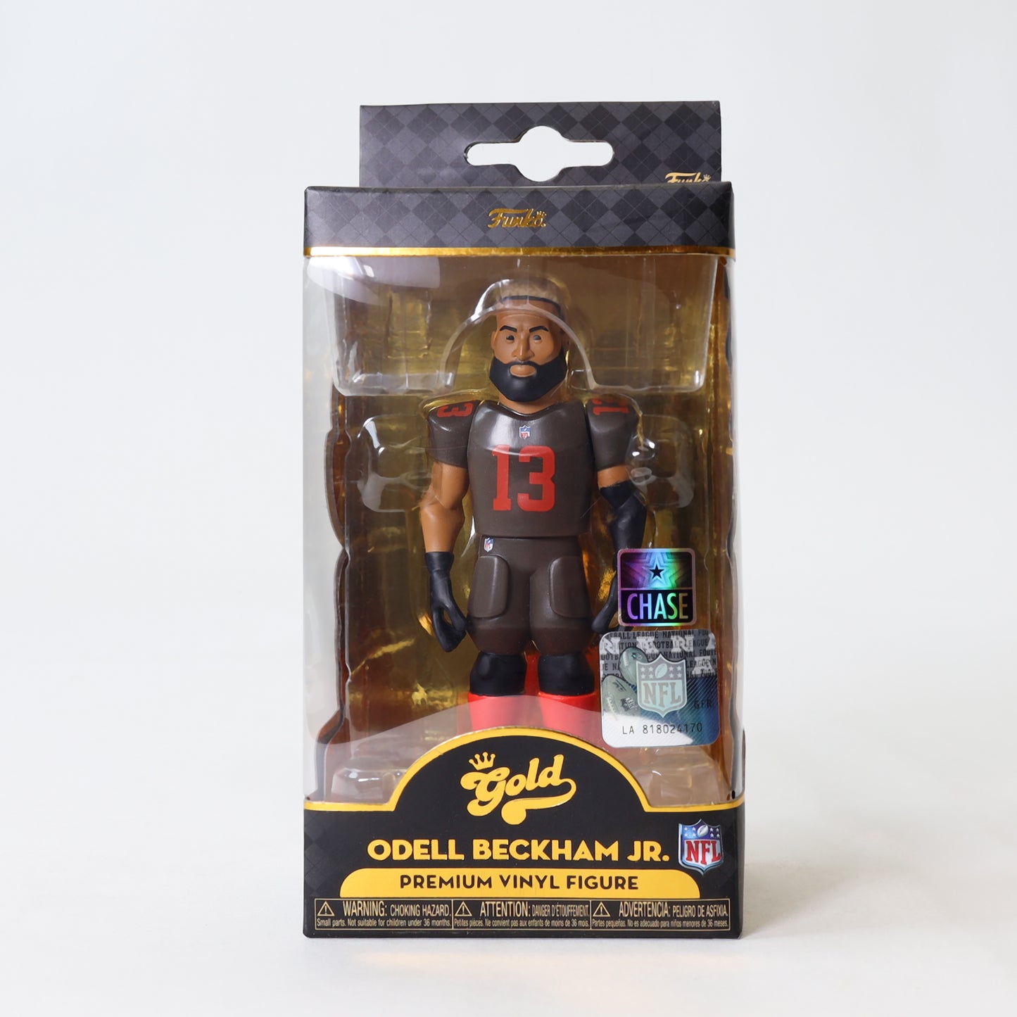 Funko Gold: NFL Cleveland Browns - Odell Beckham Jr. (Chase Edition with Brown Uniform)