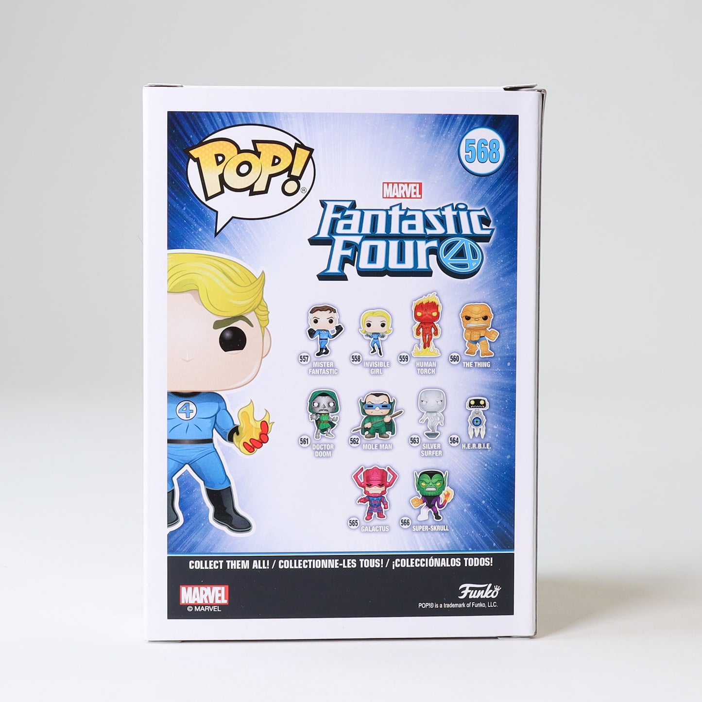 Funko Pop! Marvel: Fantastic Four - Human Torch (Glow in the Dark) #568