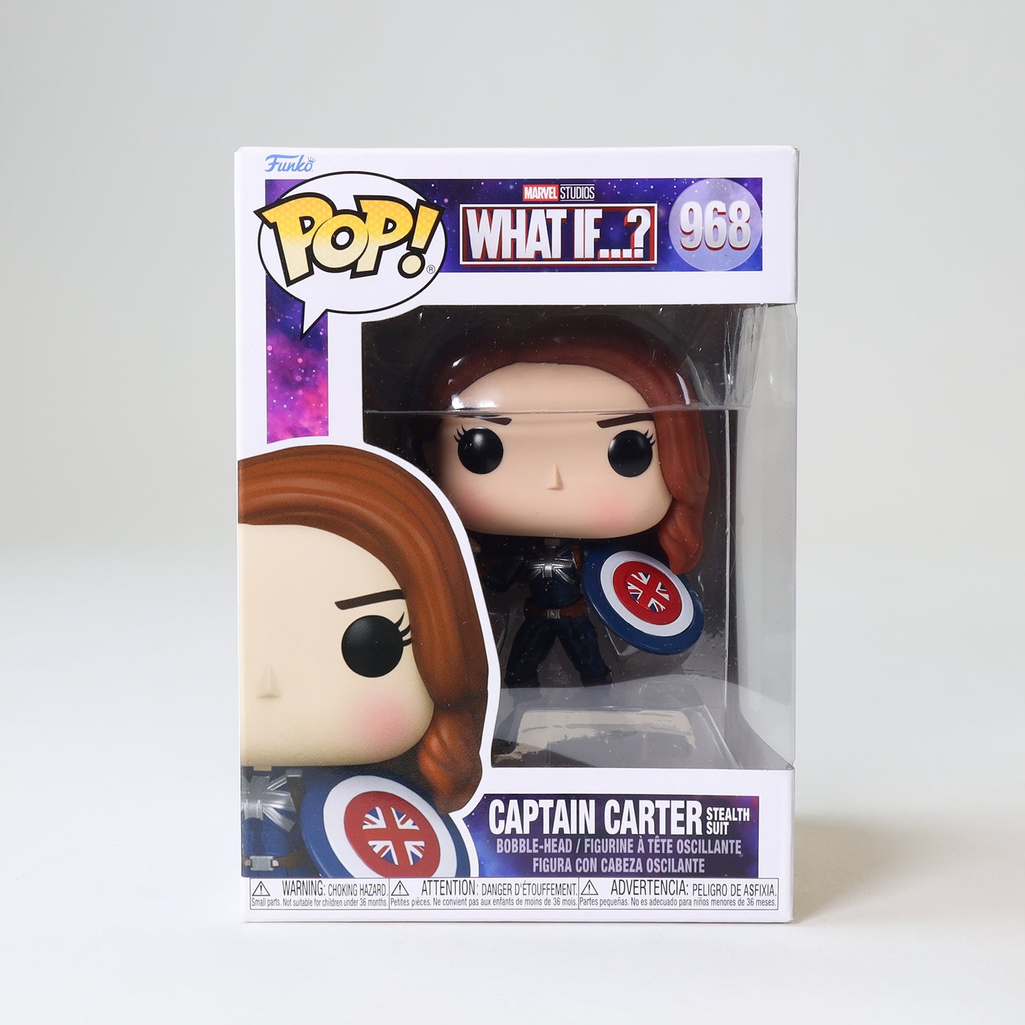 Funko Pop! Marvel: What If...? Series 3 - Captain Carter (Stealth Suit) #968