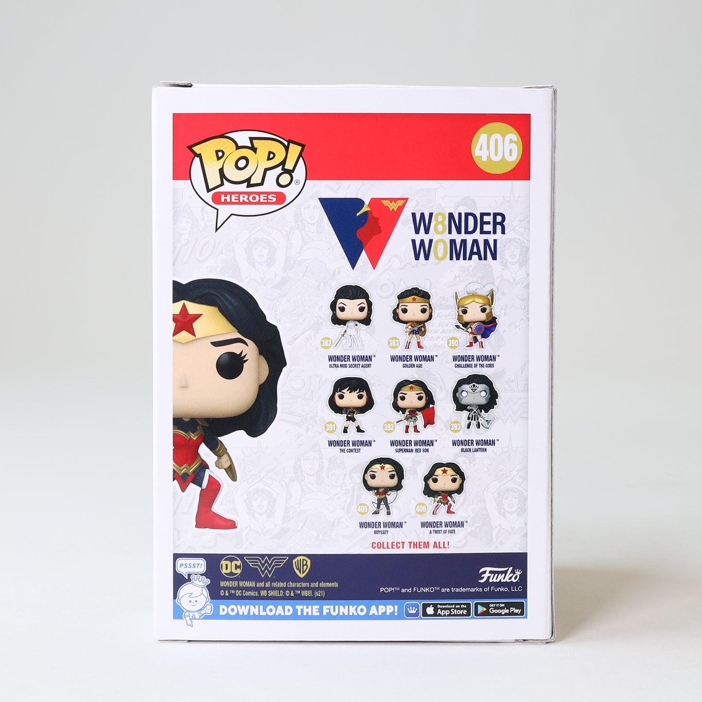 Funko Pop! DC Universe - Wonder Woman a Twist of Fate #406