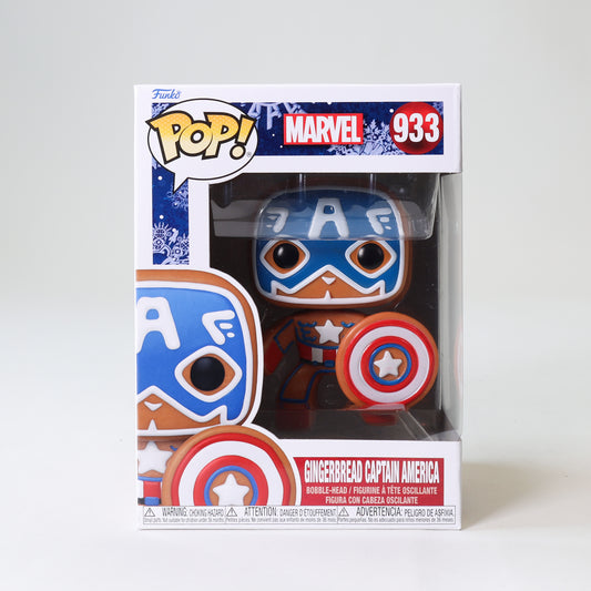 Funko Pop! Vinyl: Marvel - Gingerbread Captain America #933