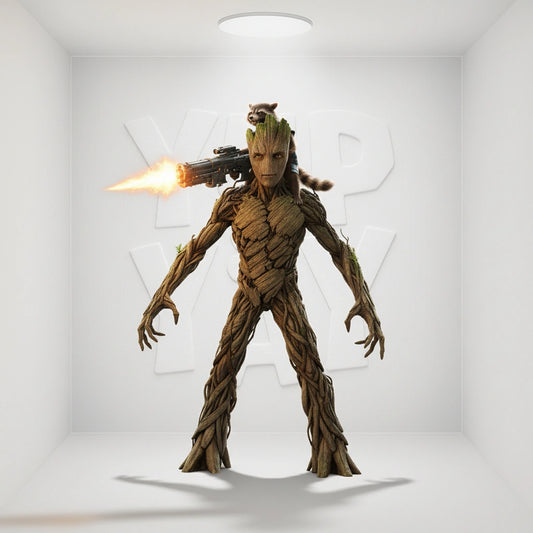 Guardians of the Galaxy (Rocket and Groot Fight) Bookmark