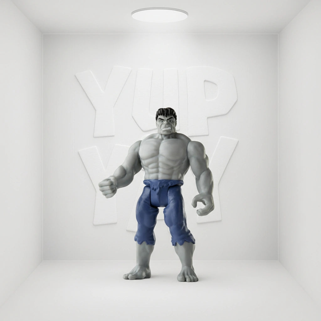 Hasbro Marvel Legends 3.75-inch Retro 375 Collection Grey Hulk Action Figure