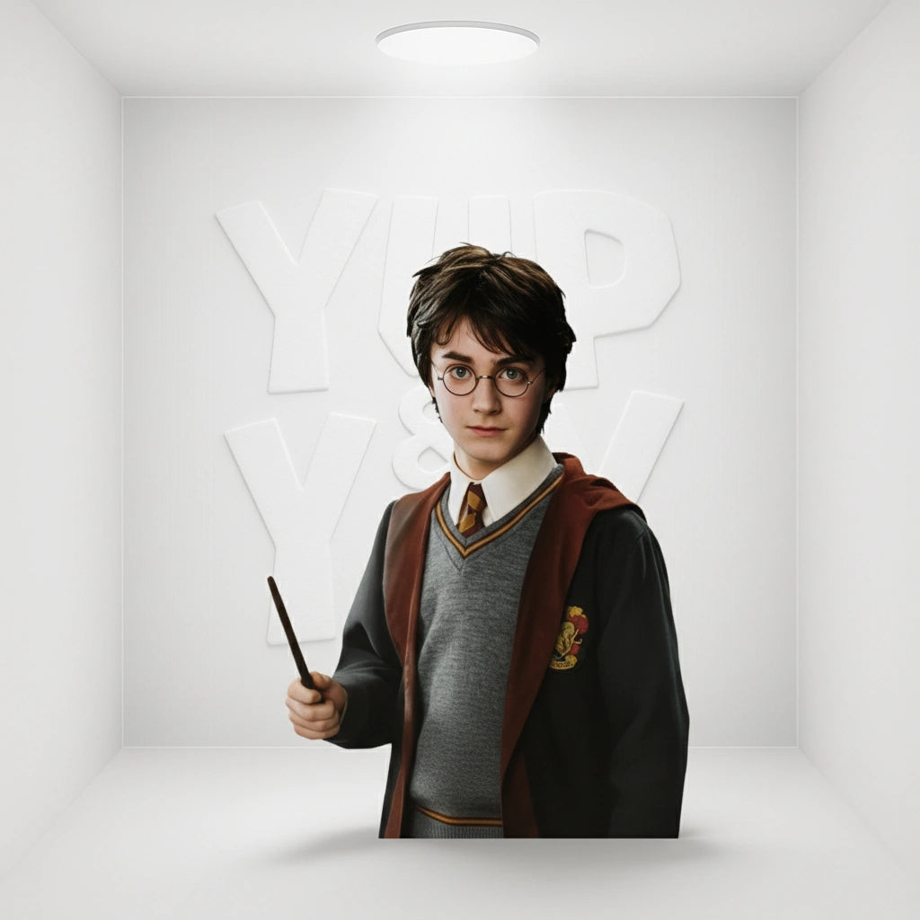 Harry Potter Collectible Wand 4 INCH DIE CAST WAND WITH STAND