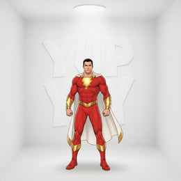 DC Comics Shazam (Bolt of Lightning) Glossy Bookmark with Tassel