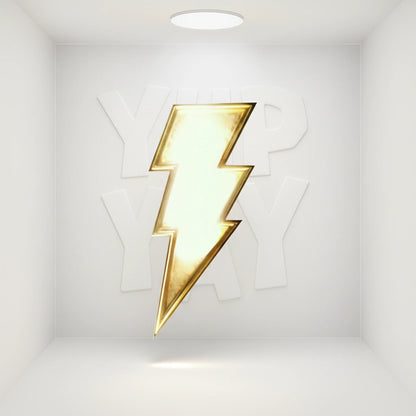 DC Comics Shazam (Bolt of Lightning) Glossy Bookmark with Tassel