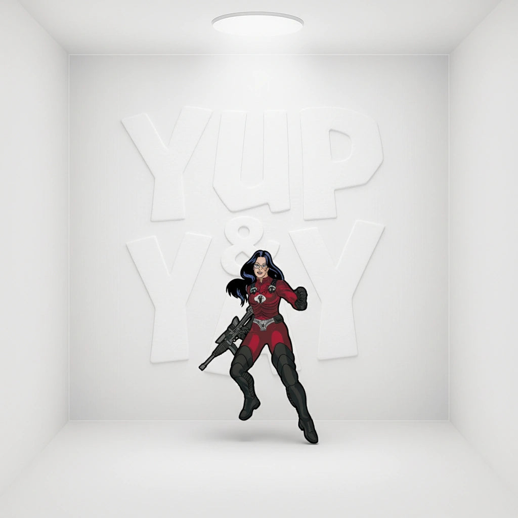 Icon Heroes G.I. Joe - Destro X Baroness Retro Pin