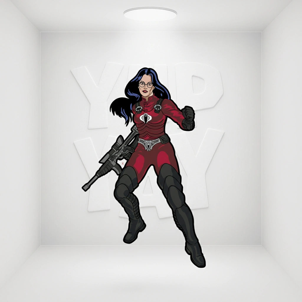 Icon Heroes G.I. Joe - Destro X Baroness Retro Pin