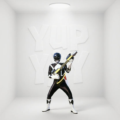 Icon Heroes MMPR - Black Ranger Retro Pin