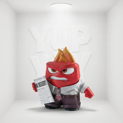 TOMY Disney Pixar INSIDE OUT 2" Mini Figure - ANGER New In Package