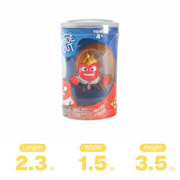 TOMY Disney Pixar INSIDE OUT 2" Mini Figure - ANGER New In Package