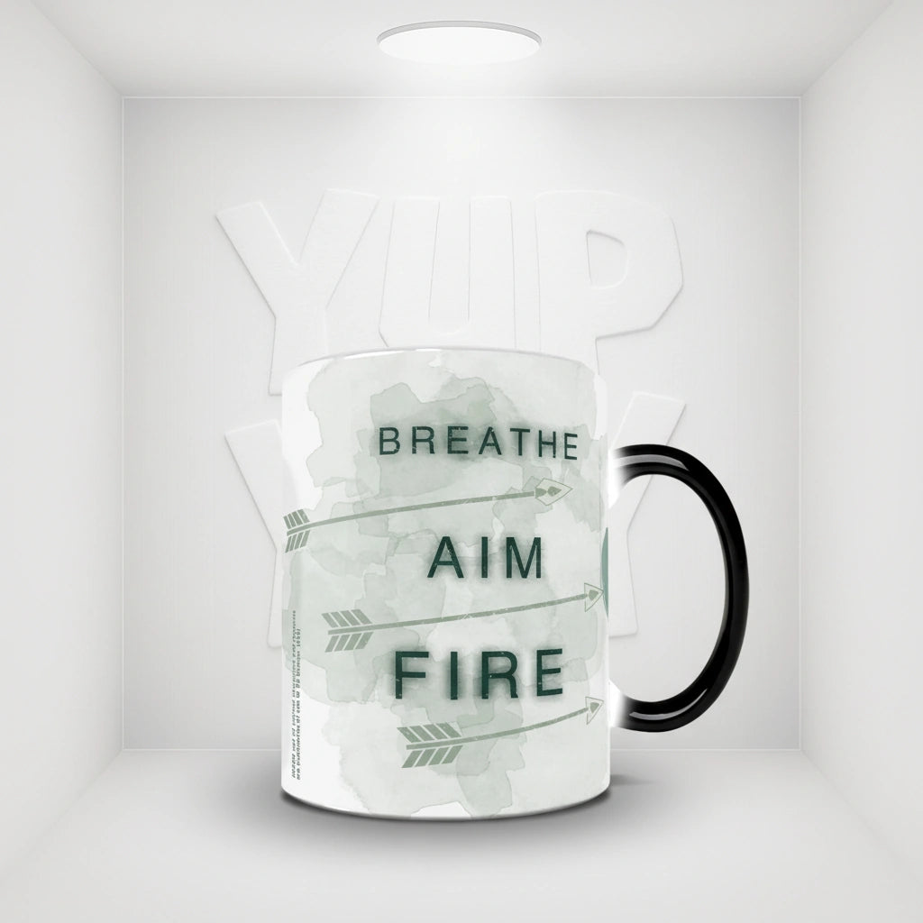 Morphings Mugs Arrow (Breathe Aim Fire) 11-oz. Heat-Sensitive Mug