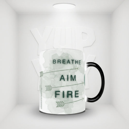 Morphings Mugs Arrow (Breathe Aim Fire) 11-oz. Heat-Sensitive Mug