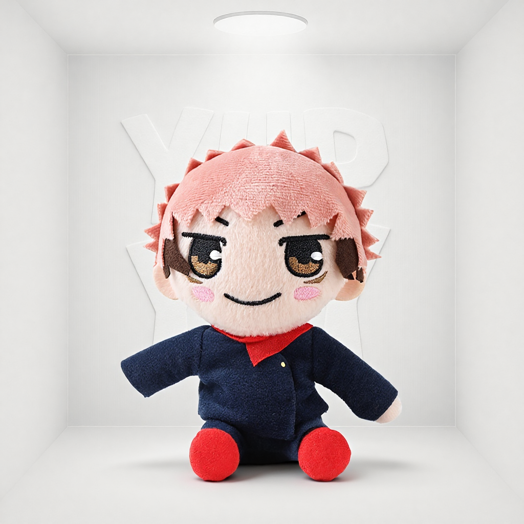 Jujutsu Kaisen Yuji Itadori SEGA 6" Plush Sitting