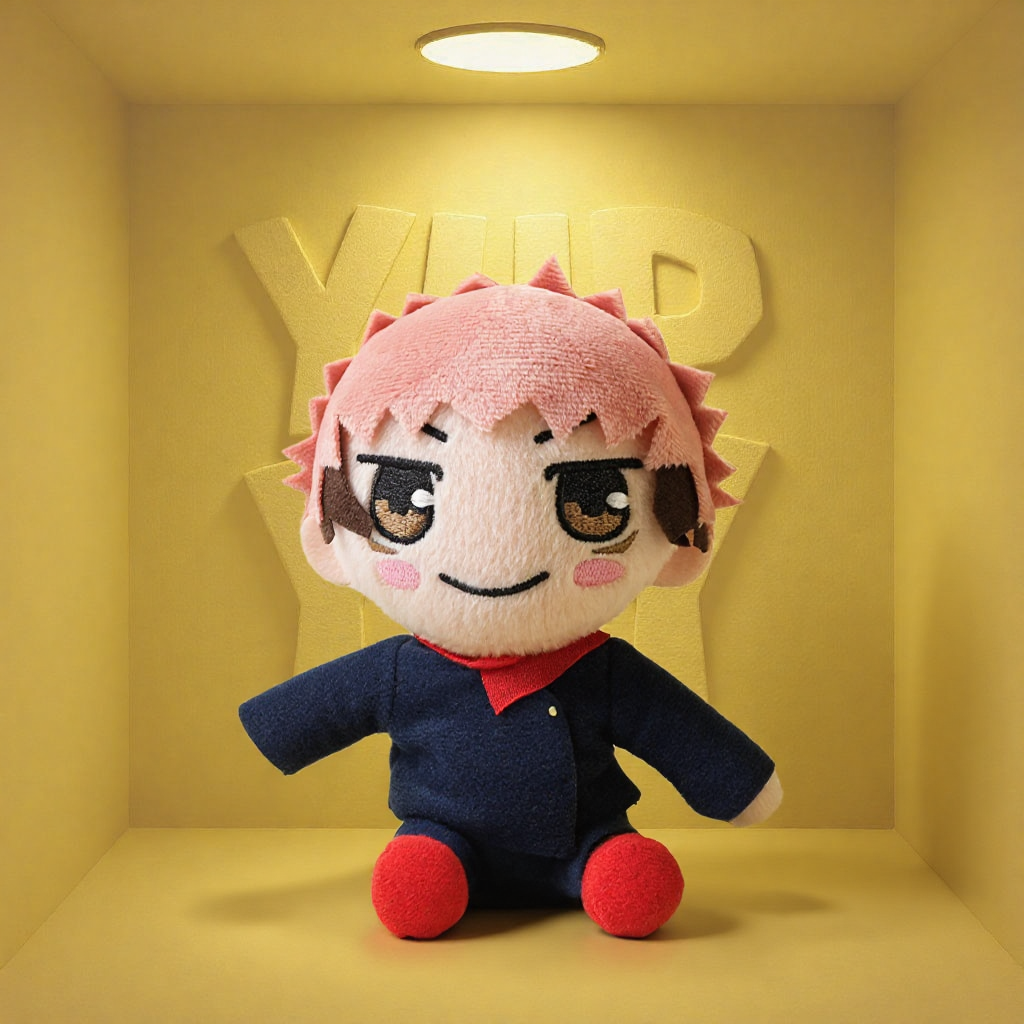 Jujutsu Kaisen Yuji Itadori SEGA 6" Plush Sitting