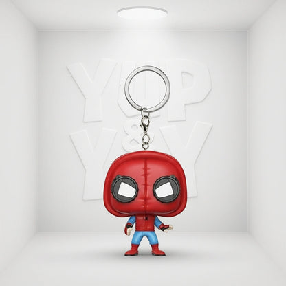 Funko Pop Keychain! Spider-Man (Homemade Suit)