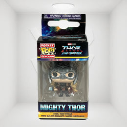 Funko Pop Keychain! Thor Love and Thunder - Mighty Thor
