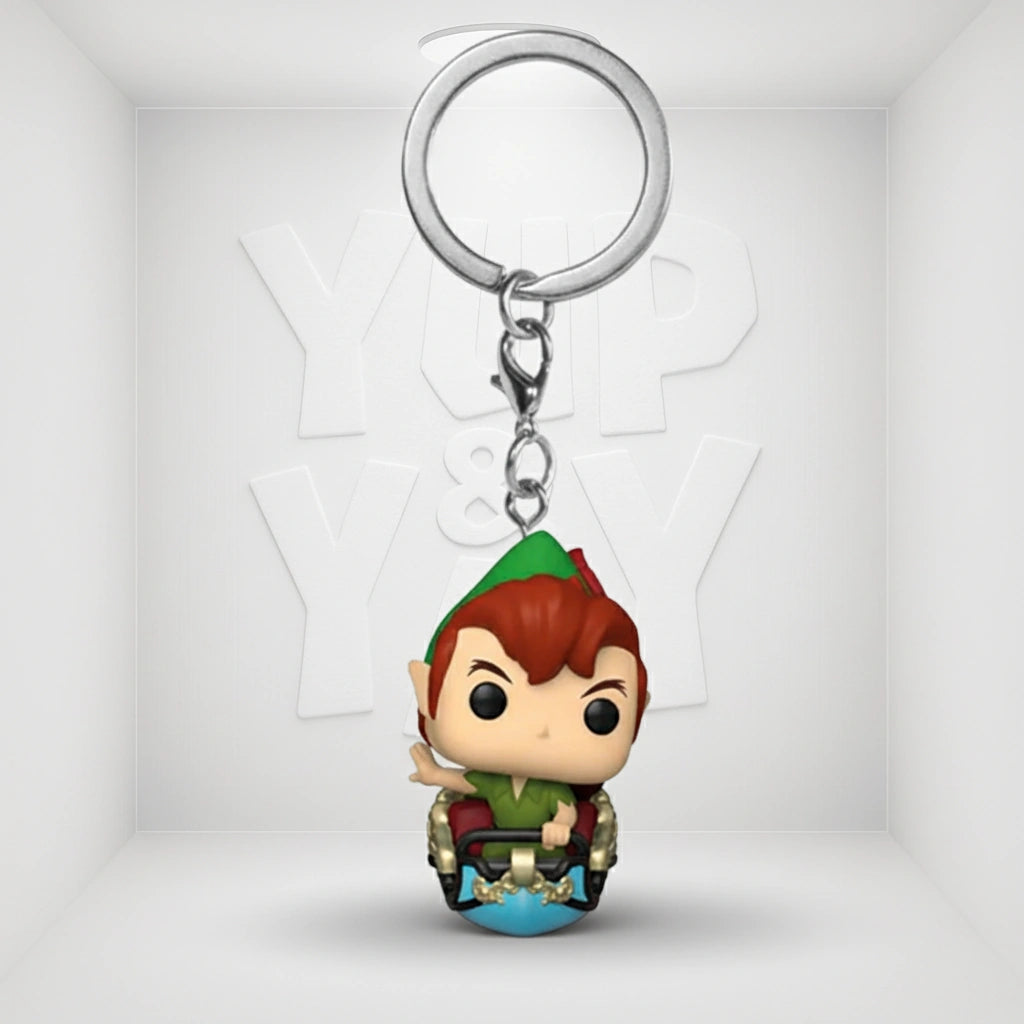 Funko Pop! Keychains: Walt Disney World 50th Anniversary - Peter on the Peter Pan's Flight Attraction