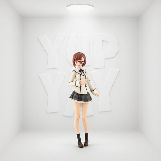 Kotobukiya Sousai Shojo Teen - Ao Gennai Wakaba High Winter Monochrome Plastic Model Kit