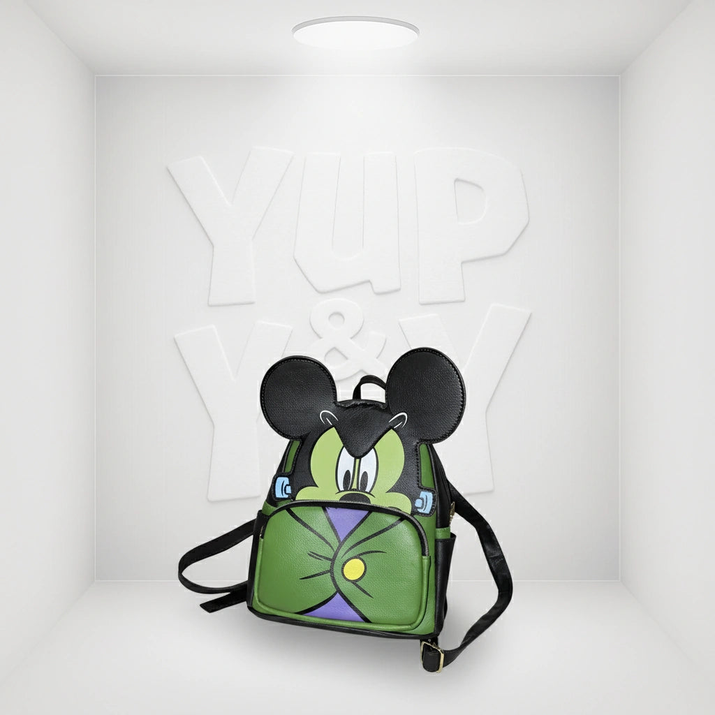 Loungefly Disney Glow in the Dark Mickey Mouse Frankenstein Mini Backpack