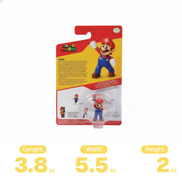 Jakks World of Nintendo: Super Mario 2-1/2 Minifigure - Fire Mario