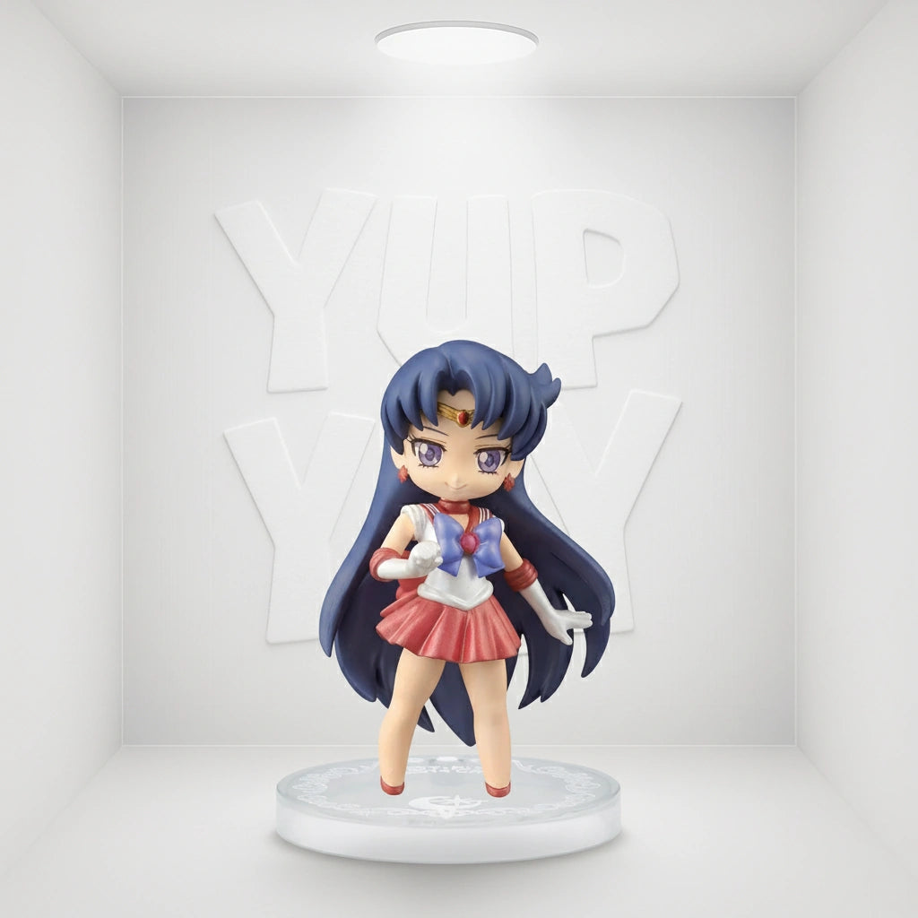 Sailor Moon 2 Inch Mini Figurine Crystal Figures For Girls Series - Chibo Moon