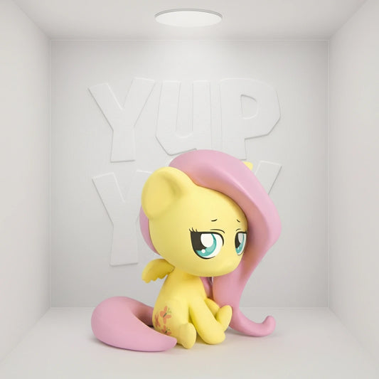 My Little Pony x WeLoveFine - Fluttershy Chibi Figure (Pink)