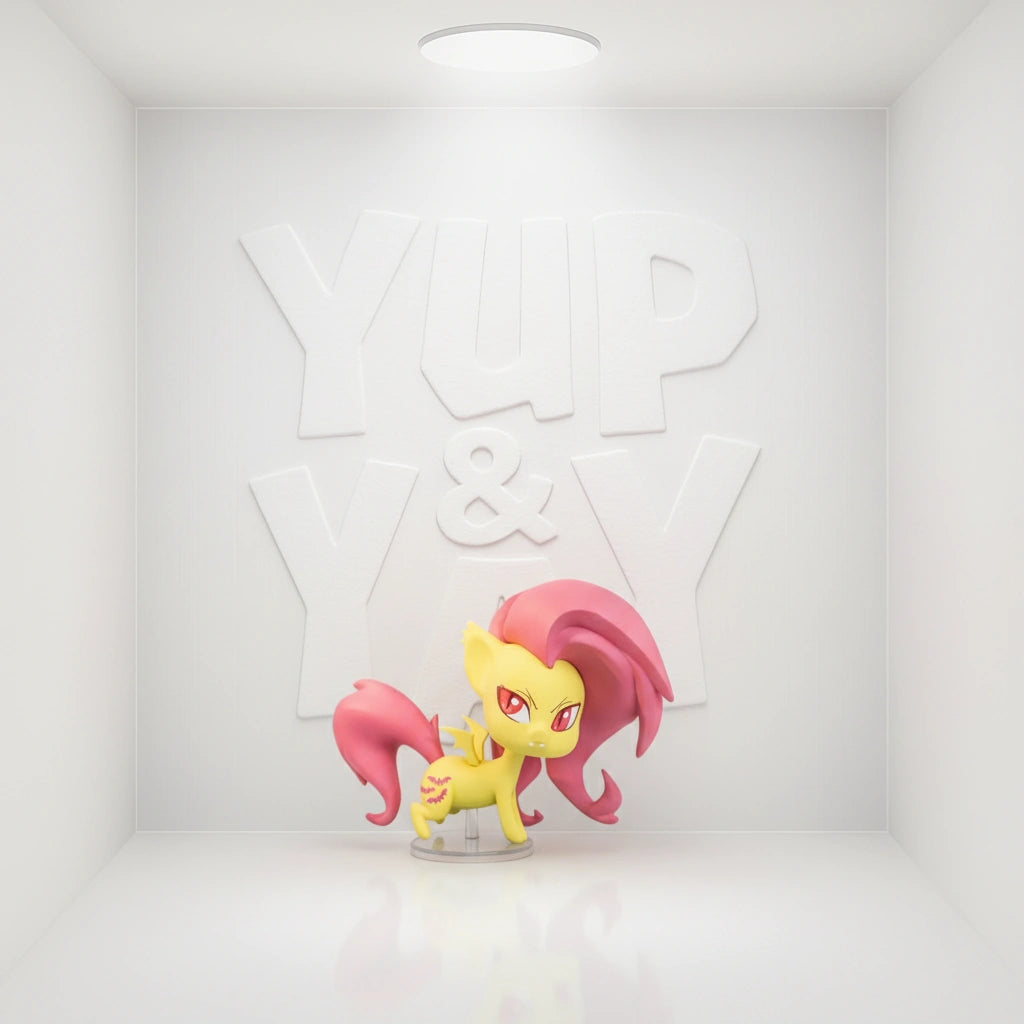 My Little Pony x WeLoveFine - Fluttershy Chibi Figure (Pink)