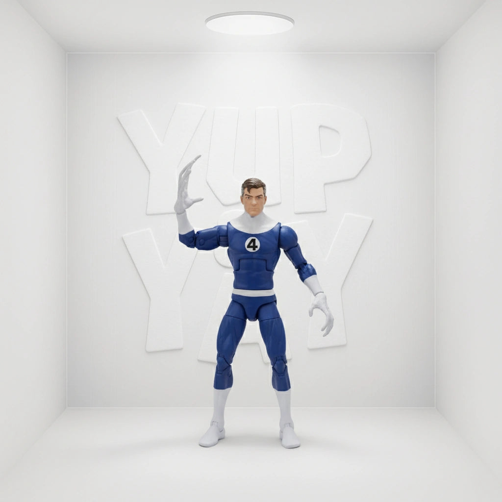 Hasbro Marvel Legends Series Retro Fantastic Four Mr. Fantastic 6-inch Action Figure Toy