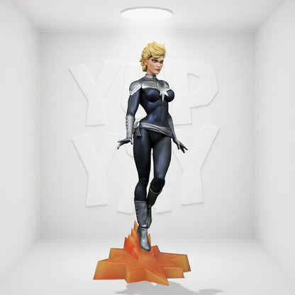 Marvel SDCC 2019 Gallery - Shield Captain Marvel PVC Statue