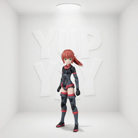 30MS Option Hair Style Parts Vol.2 All 4 Types Ponytail Hair 2 Red 2 Bandai