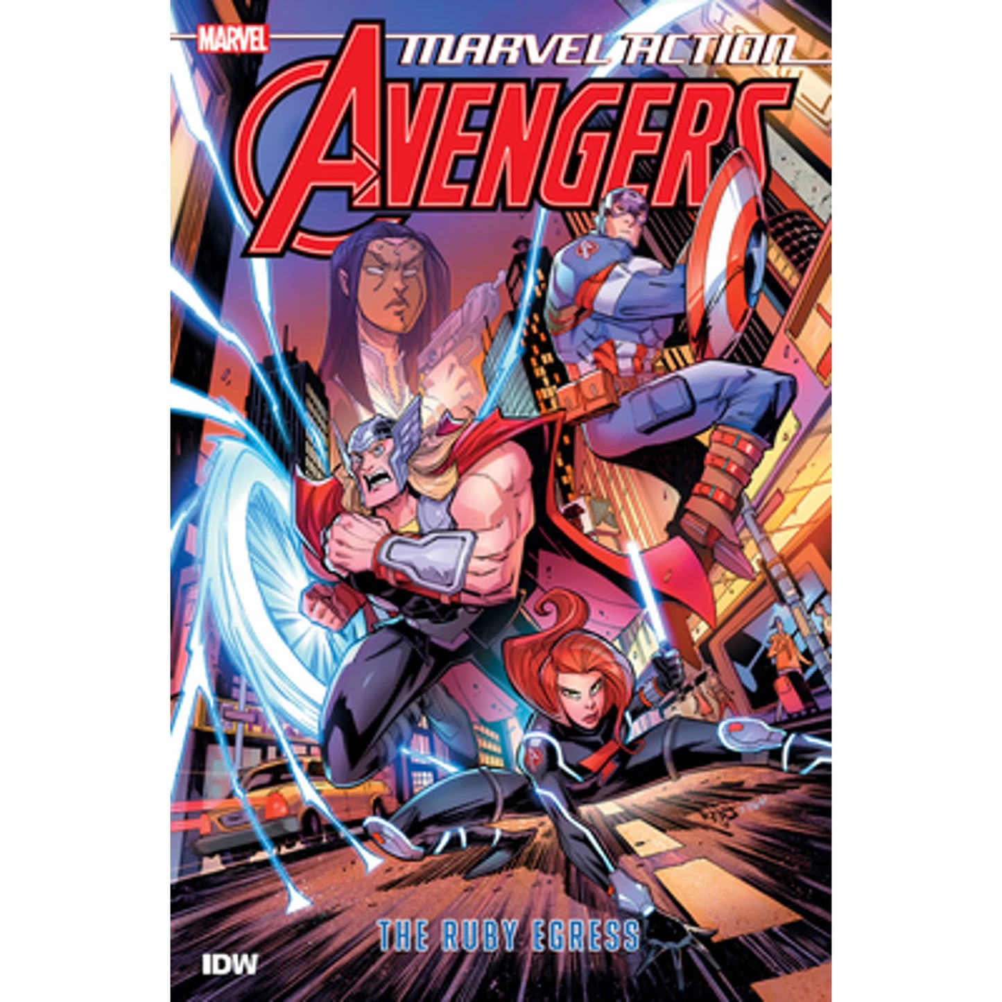 IDW Marvel Action -  Avengers: The Ruby Egress